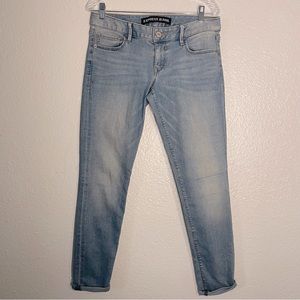 Express Low Rise women’s skinny jeans | US 6 regular | light wash | stretchy